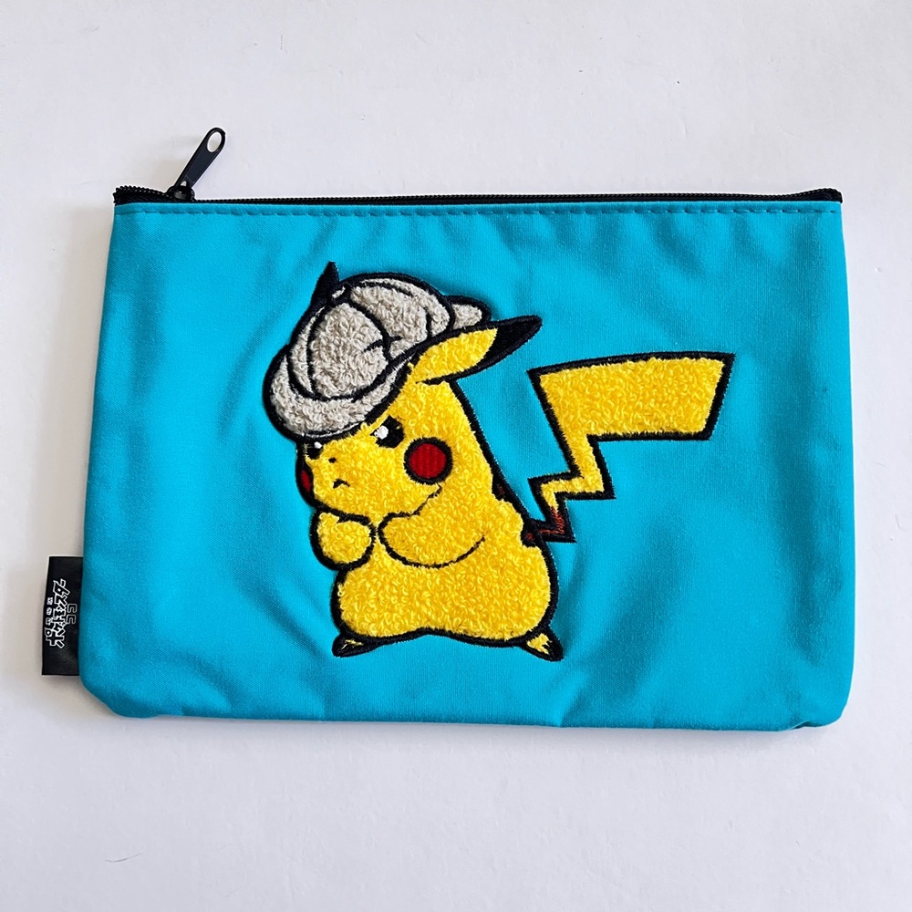 NEW POKEMON Detective Pikachu Pouch 2 Set - Blue and Navy - Picture 5 of 10